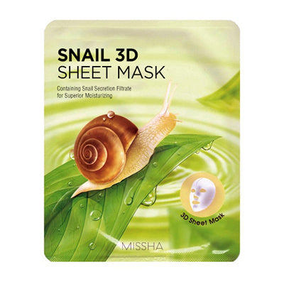 MISSHA Snail 3D Sheet Mask 10PCS