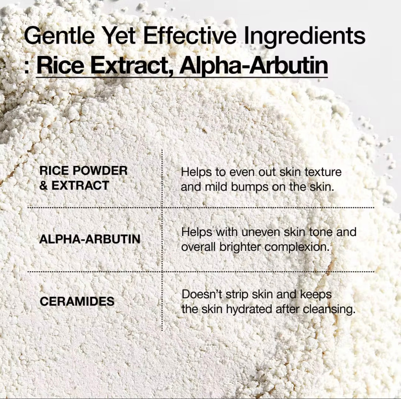 Anua Rice Enzyme Brightening Cleansing Powder