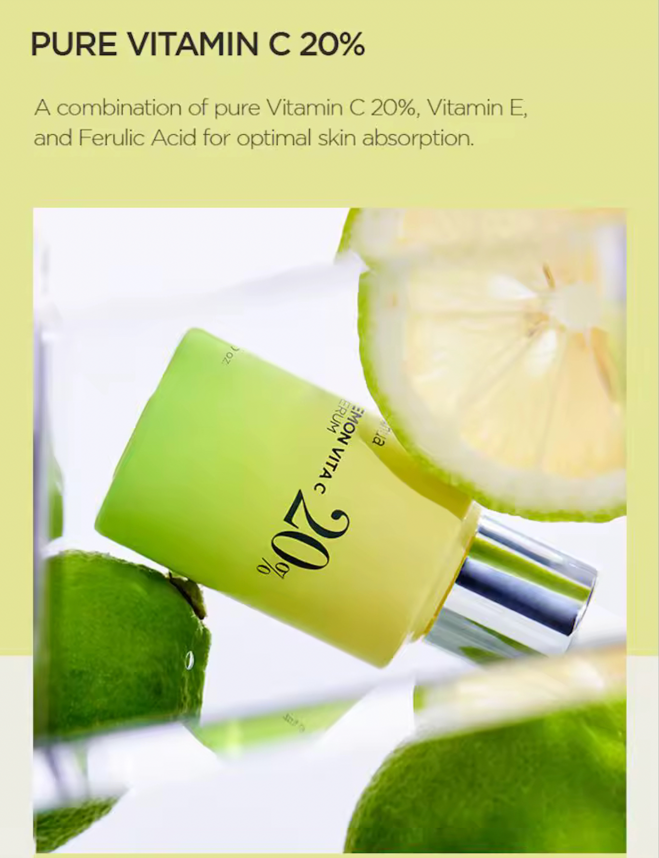 Anua Green Lemon Vitamin C Blemish Serum 20%