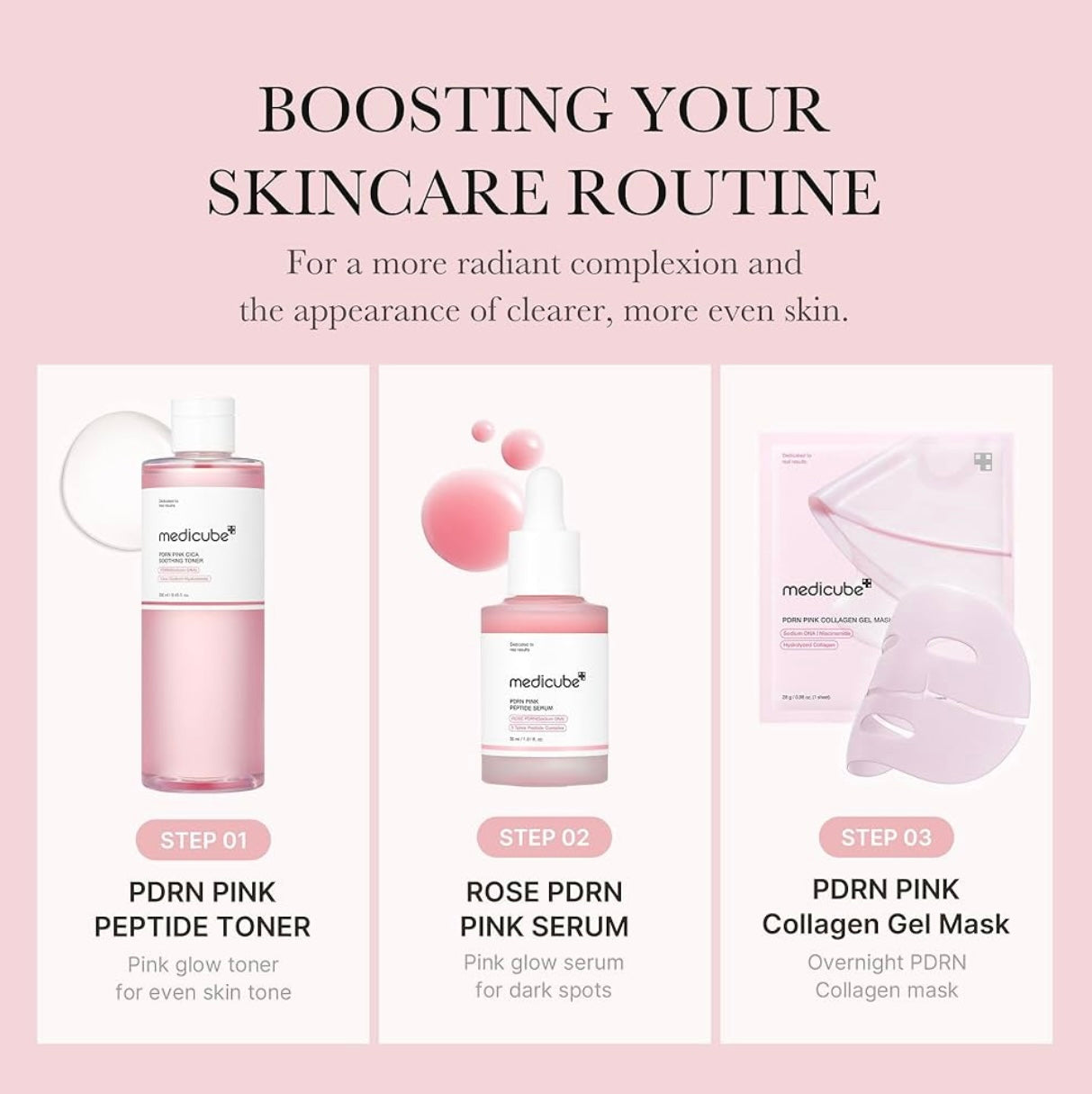 Medicube PDRN Pink Cica Soothing Toner