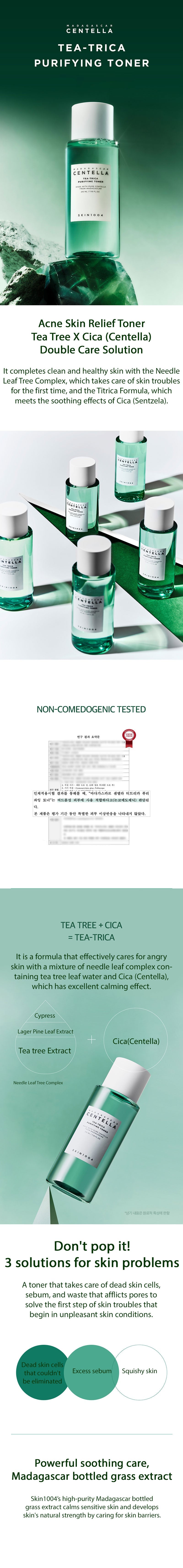 SKIN1004 Madagascar Centella Tea-Trica Purifying Toner 210ml