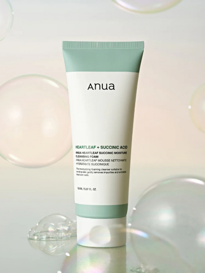 Anua Heartleaf Succinic Moisture Cleansing Foam 150ml
