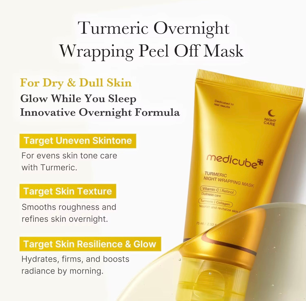 medicube® Turmeric Night Wrapping Mask