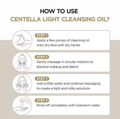 Madagascar Centella Light Cleansing Oil