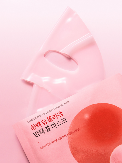 Round Lab Camellia Deep Collagen Firming Gel Mask 34ml - Set