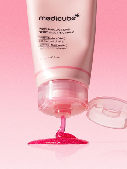 medicube PDRN Pink Caffeine Night Wrapping Mask 75ml