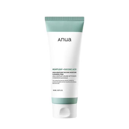 Anua Heartleaf Succinic Moisture Cleansing Foam 150ml