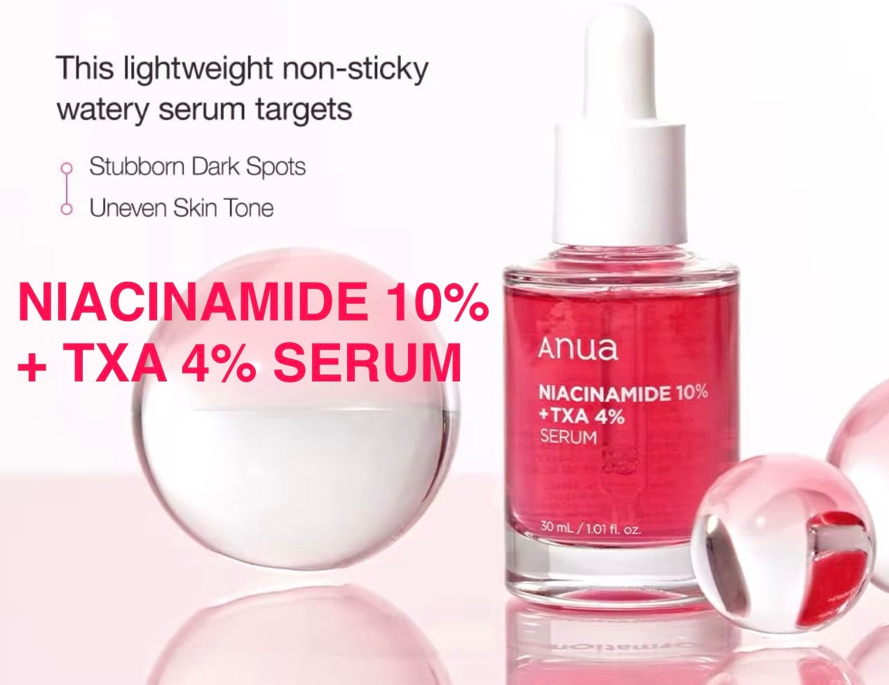 Anua Niacinamide 10% + TXA 4% Dark Spot Correcting Serum