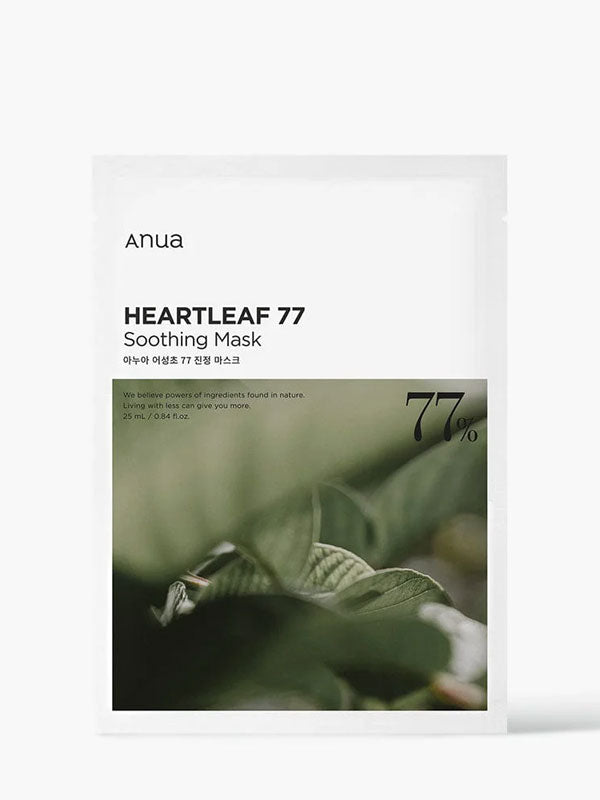 Anua Heartleaf 77% Soothing Mask 25ml - 1 PC (5ea) Set