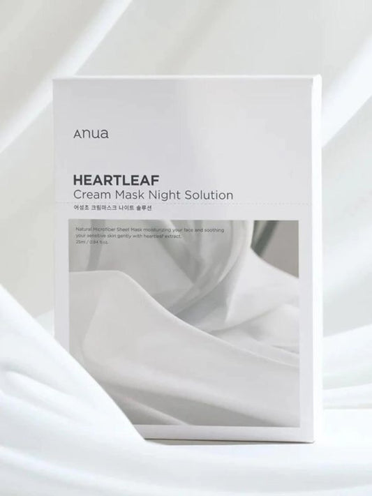 Anua Heartleaf Cream Night Solution Sheet Mask 25ml 5PC