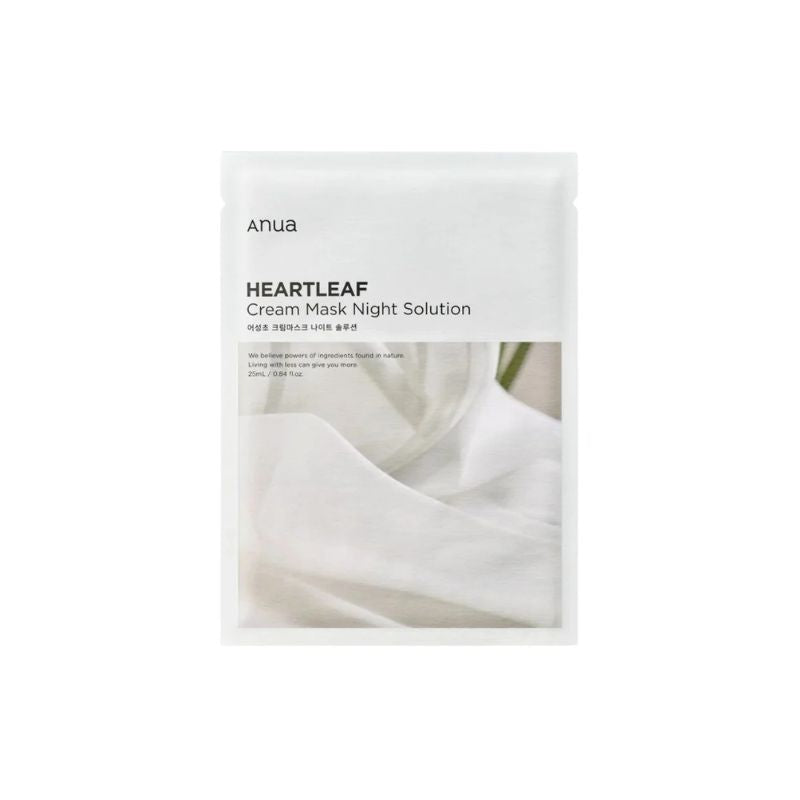 Anua Heartleaf Cream Night Solution Sheet Mask 25ml 5PC