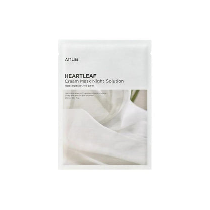 Anua Heartleaf Cream Night Solution Sheet Mask 25ml 5PC