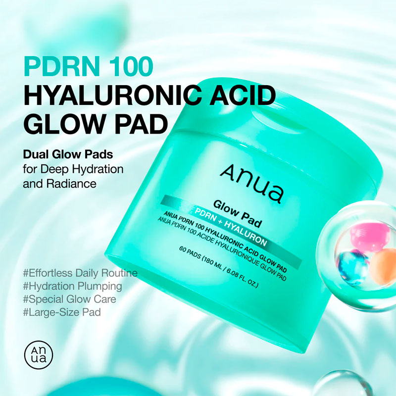 Anua PDRN Hyaluronic Glow Pad 180ml / 60pads
