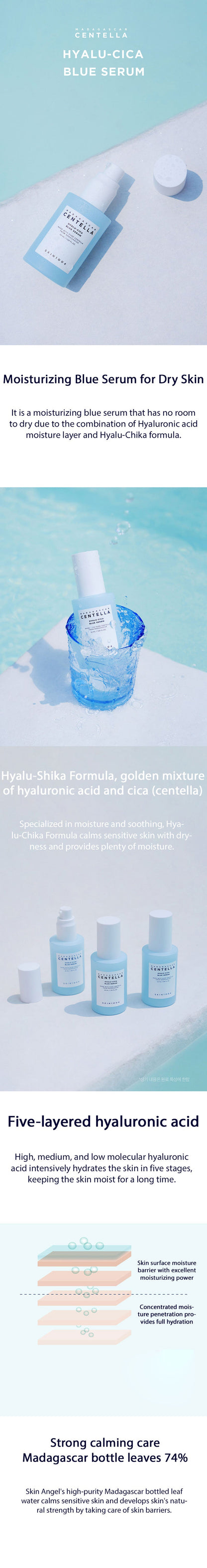 Madagascar Centella Hyalu-Cica Blue Serum 50ml