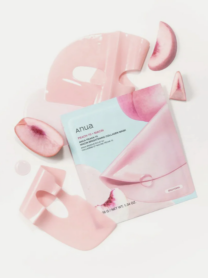 Anua Peach 70 Niacin Brightening Collagen Mask 38g