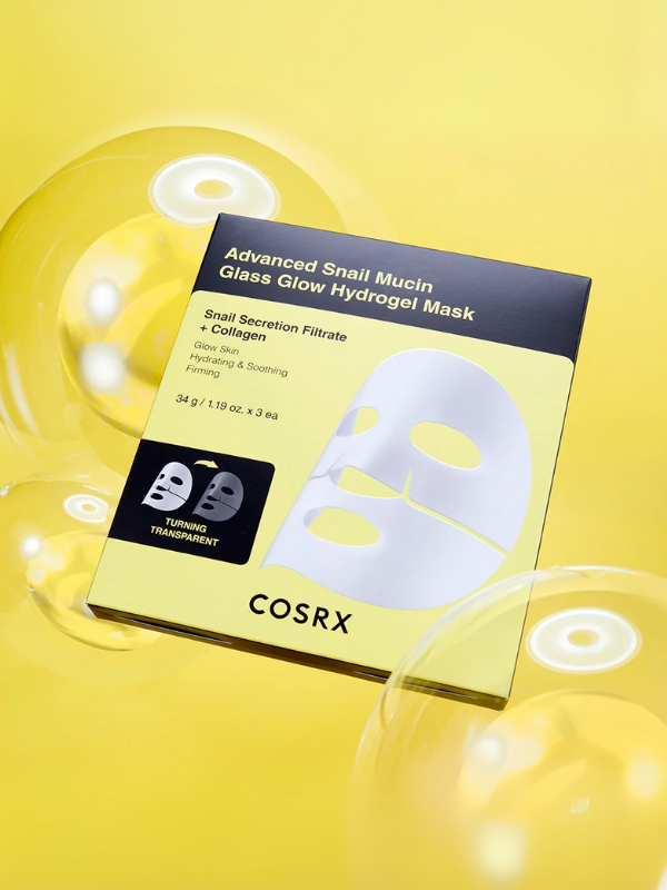 COSRX Advanced Snail Mucin Glass Glow Hydrogel Mask 35g